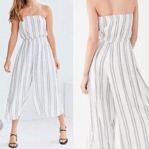 Urban Outfitters Silence + Noise Striped Jumpsuit